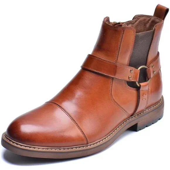 Shoes | Chelsea Ankle Boots For Men Genuine Leather Oxford Casual And  Formal Dress Boot | Poshmark